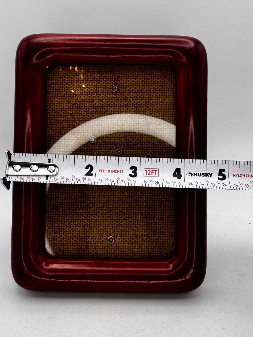 Burgundy red Wood Photo Frame - Classic - Picture 6 of 6